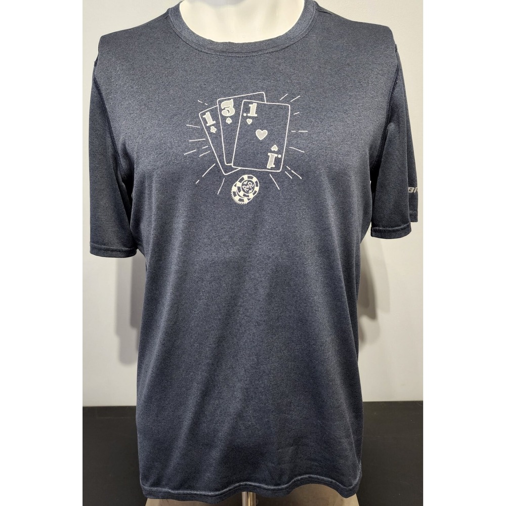 Brooks Equilibrium Las Vegas Rock N Roll Mens Marathon Running Shirt Size Medium